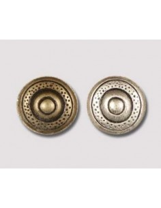 GARNITURE - CONCHO ROND A RIVETER MEDIEVAL REF. MG 3705