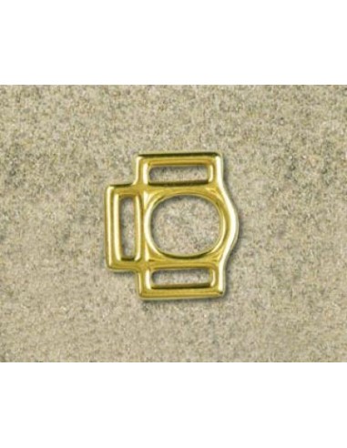 CARRE DE LICOL LAITON SELLERIE REF. 65/3 - 3 PASSANTS