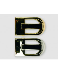 BOUCLE CEINTURE ZAMAK ACIER P932 LARGEUR 30MM DORE