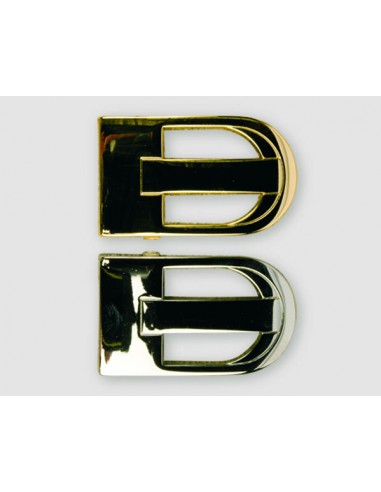 BOUCLE CEINTURE ZAMAK ACIER P932 LARGEUR 30MM DORE