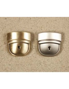 FERMOIR SERRURE STYLE CARTABLE ECUSSON POUR SAC MAROQUINERIE L14339