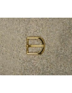 BOUCLE CEINTURE LAITON MIL 635 LARGEUR 30MM DORE