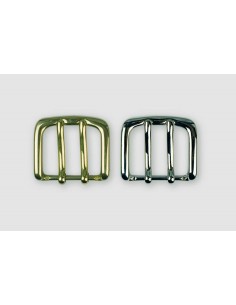 BOUCLE CEINTURE LAITON OS 1368 2 ARDILLONS LARGEUR 40MM
