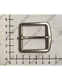 BOUCLE CEINTURE LAITON OS 4821 LARGEUR 35MM NICKEL OPAQUE