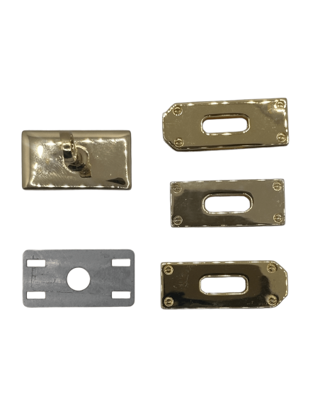 FERMOIR TOURNIQUET RECTANGLE STYLE SELLIER LUXE "H" 83002