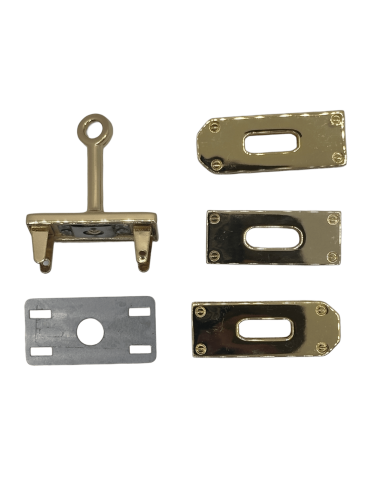 FERMOIR TOURNIQUET RECTANGLE STYLE SELLIER LUXE "H" 83002