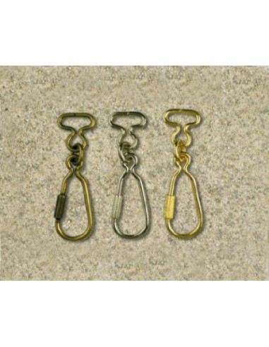 MOUSQUETON PORTE-CLE A VIS BELIERE PLATE 15003