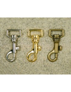 MOUSQUETON TOURNANT A POMPE - TIRETTE - BELIERE RECTANGULAIRE 5017