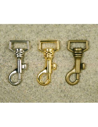 MOUSQUETON TOURNANT A POMPE - TIRETTE - BELIERE RECTANGULAIRE 5017