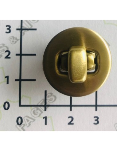 FERMOIR TOURNIQUET ROND POUR SAC MAROQUINERIE 6248