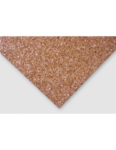 PLAQUE LIEGE NATUREL AGGLOMERE GROS GRAIN - GRANULOMETRIE 2 A 4 MM