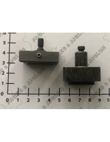 JEU DE POSE MATRICE A VISSER PRESSE OEILLET OVALE 25MM