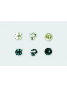 CROCHET ACIER 5336 AVEC CONTRE-RIVURE SK75 CHAUSSURE PAR 1000