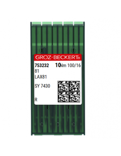 AIGUILLE 81 R GROZ-BECKERT CLAESS CUIR POINTE RONDE PAR 10 2