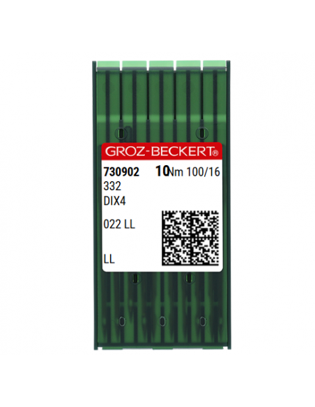 AIGUILLE 332 LL GROZ-BECKERT 29K CUIR TRANCHANTE BISEAUTEE PAR 10