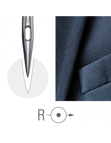 AIGUILLE 81 R GROZ-BECKERT CLAESS CUIR POINTE RONDE PAR 10