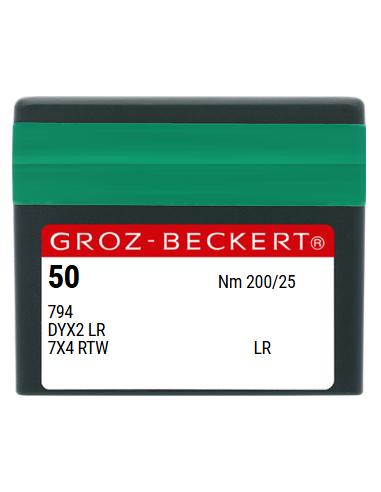 AIGUILLE 794 LR GROZ-BECKERT CUIR TRANCHANTE BISEAUTEE PAR 10