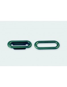 OEILLET OVALE 25X6MM EXT 33X13.6MM AVEC CONTRE-RIVURE PAR 100