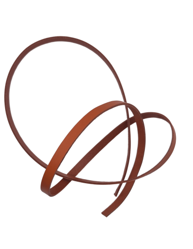 BRACELET/CUIR - 10MM - ORANGE