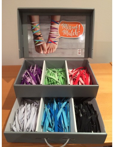 LACETS ELASTIQUES FUN - COFFRET DE 300 PIECES