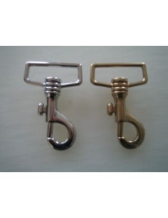 MOUSQUETON TOURNANT A POMPE - TIRETTE - BELIERE RECTANGULAIRE TU030