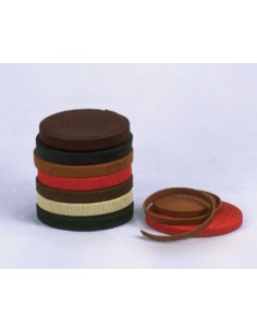 BRIDE CUIR ELASTIQUE 6MM - PRIX AU METRE