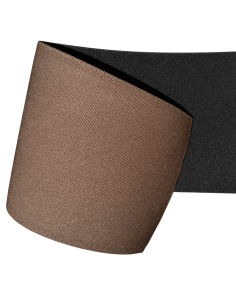 ELASTIQUE 15CM - BICOLORE NOIR/MARRON