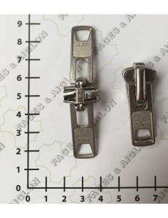 CURSEUR GEANT DOUBLE TIRETTE - col. NICKEL