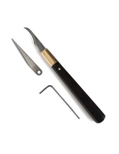 ART.3595 COUTEAU USA + 2 LAMES - TANDY LEATHER