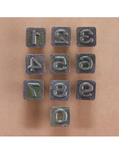 ART.4904 CHIFFRES A FRAPPER - TANDY LEATHER