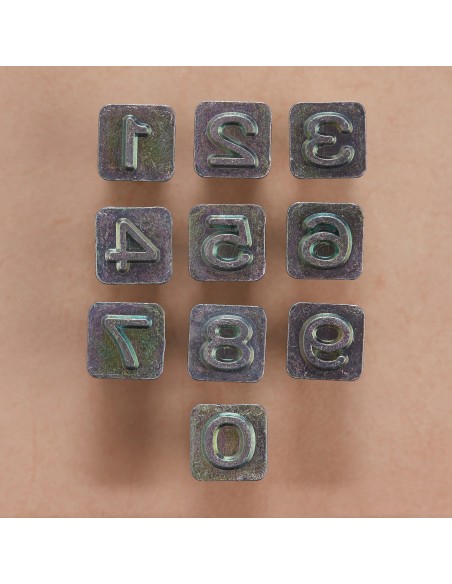 ART.4904 CHIFFRES A FRAPPER - TANDY LEATHER