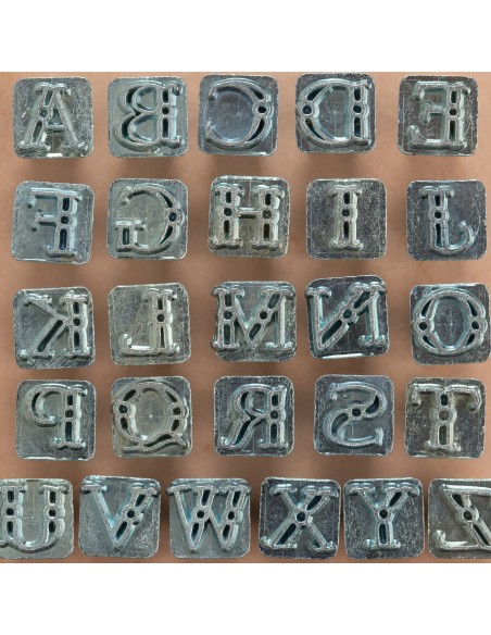 ART.4907 ALPHABET FANCY - TANDY LEATHER
