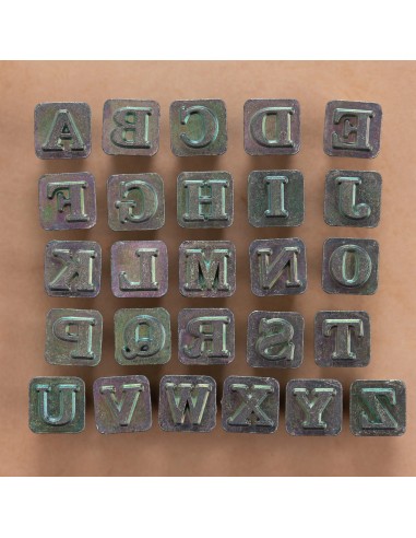 ART.4903 ALPHABET A FRAPPER PM - TANDY LEATHER