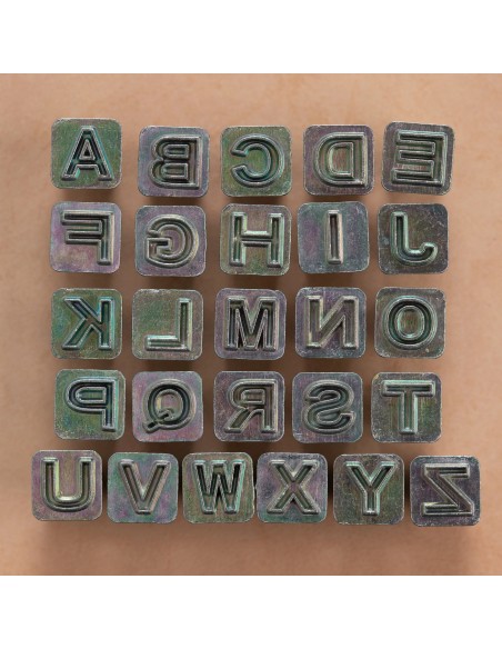 ART.4909 ALPHABET A FRAPPER - TANDY LEATHER