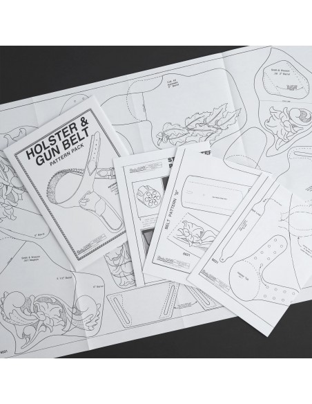 ART.6015 - PATRONS POUR CEINTURE-CARTOUCHIERES