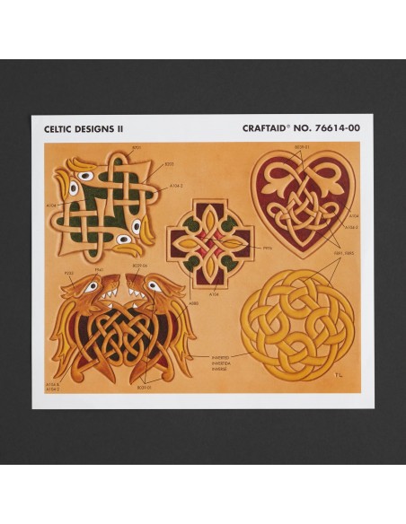 ART.76614 FEUILLE DE REPOUSSAGE CELTIC 2 - TANDY LEATHER