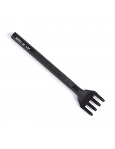 ART.8049 - 88041-14 -GRIFFE A DENTS EN BIAIS GM -3mm-TANDY LEATHER