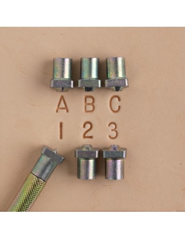 ART.8137 ALPHABET + NOMBRES - TANDY LEATHER