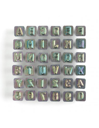 ART.8137 ALPHABET + NOMBRES - TANDY LEATHER