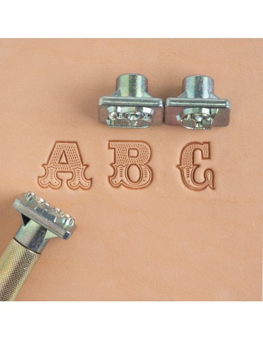 ART.8145 ALPHABET A FRAPPER GM - TANDY LEATHER