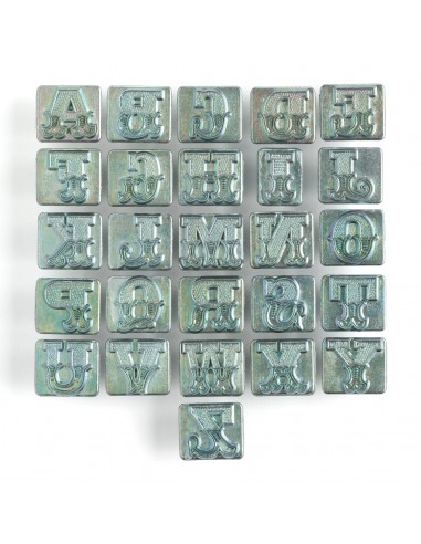 ART.8145 ALPHABET A FRAPPER GM - TANDY LEATHER