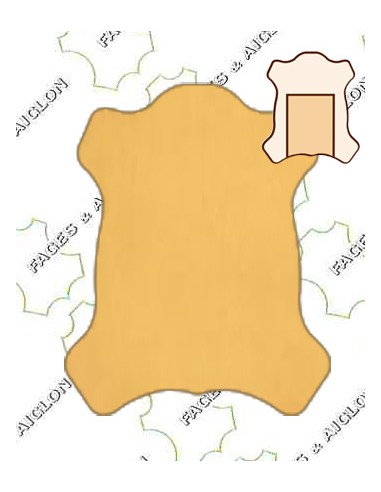 CROUPON CUIR TANNAGE VEGETAL POUR SEMELLES