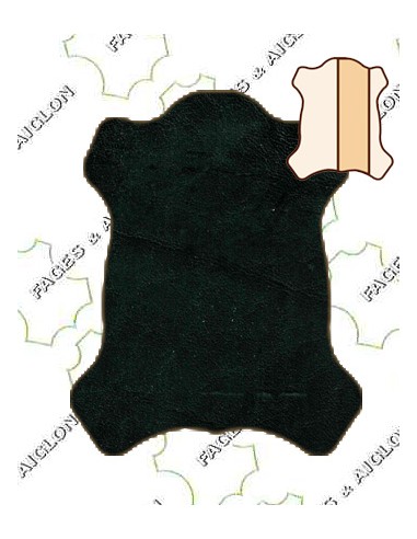 DEMI-DOSSET TANNAGE CHROME TEINTE