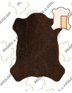 DEMI-CROUPON TANNAGE CHROME ETIRE POUR ETRIVIERES 4.0/4.5MM