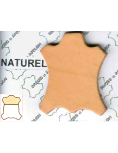 COLLET TANNAGE VEGETAL MAROQUINERIE CHAIR ENDUITE NATUREL