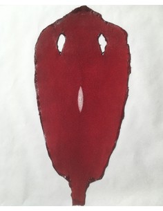 PEAU DE GALUCHAT PERLE 8 inch ROUGE