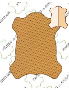 BANDE VEAU DOUBLURE TANNAGE MINERAL POINCONNE AM GOLD 0.8/1.0MM