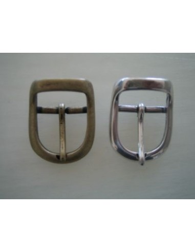 BOUCLE CEINTURE ZAMAK ACIER SI 22400 LARGEUR 25MM