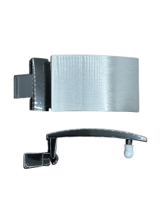 BOUCLE CEINTURE ZAMAK ACIER BYM 102184 LARGEUR 30MM CANON DE FUSIL