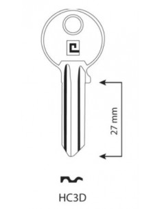 CLE/EBAUCHE HC3D - BOITE DE 100